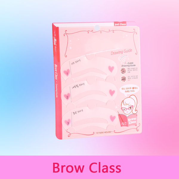 3 kpl Magic Eye Brow Class Ritguide Kulma Stencil Kort Apulainen