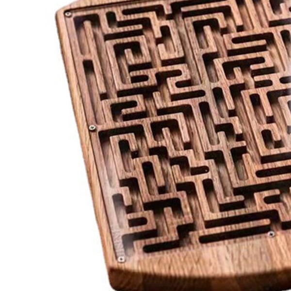 Trälabyrintspel för barn Rolling Ball Maze Toy Balance Brädspel Toy Early Education Toy