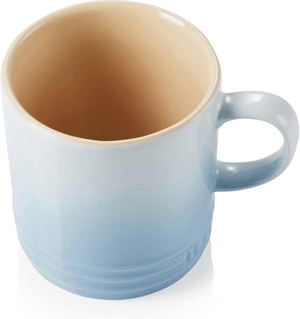 Krus i stentøj, 350 ml, kystblå.