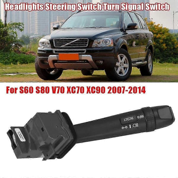 Bilfrontlys Rattbryter Blinklysbryter Kompatibel med S60 S80 V70 Xc70 Xc90 2007-2014 31268566[LD]