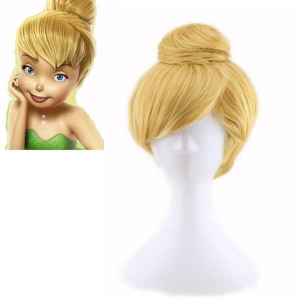 Blond perukset, blond älvperuk, perfekt för cosplayfest, peruker
