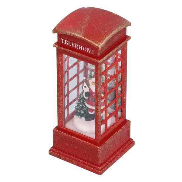 Christmas Decorative Lantern Christmas Table Night Light Illuminated Snow Globe Lantern Old Man