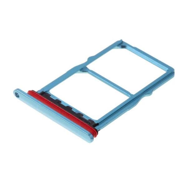 Erstatnings-SIM-kortholder - Huawei - P30 - 2 nano-SIM-spor - Blå Blå