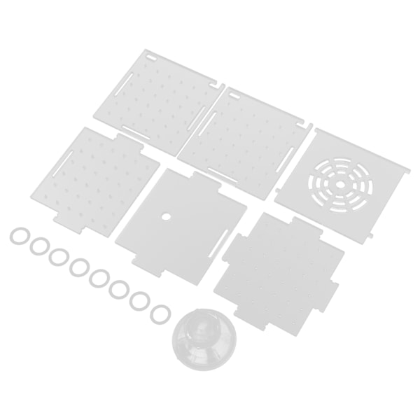 Fiskisoleringslåda Akryl Fiskuppfödningslåda Akvarium kläckeri för bebisfiskar Räkor Enkel minilåda 8x8x8