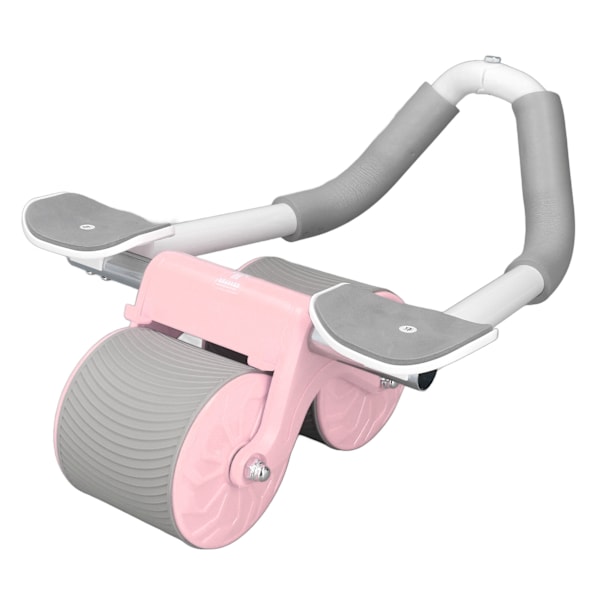 Automatisk rebound mavehjul med albue støtte Styrketræning Intelligent Display Core Workout Roller Rosa