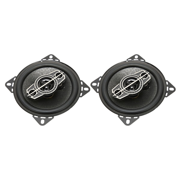 2 st Bilkoaxialhögtalare 300W Full Range Bass 4 Ohm 4 Inch Stereo Billjud Högtalare Fordonshögtalare