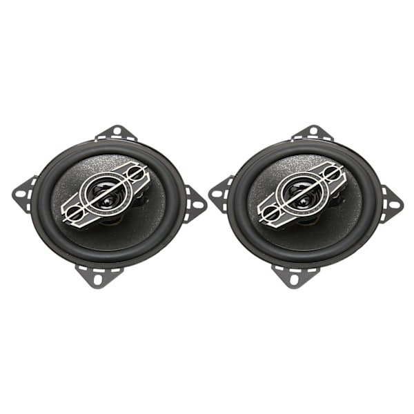 2 stk Bilkoaksiale Høytalere 300W Full Range Bass 4 Ohm 4 Tommer Stereo Bilsystem Høytalere