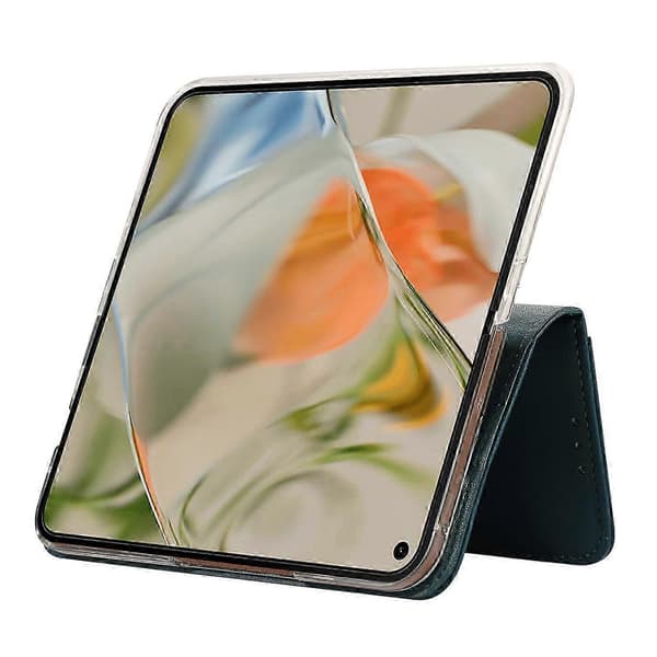 Kompatibel med Google Pixel 9 Pro Fold 5G-telefonskal RFID-blockerande läderflipfodral[LD] Multicolor Style C