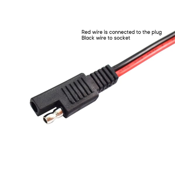 Industriel SAE til SAE forlængerkabel 14AWG Quick Disconnect SAE-stik solpanel forlængerkabel til bil[LD]