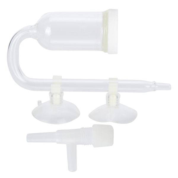 Akvarium Koldioxid Transparent Bubble Counter Raffinator CO2 Fish Tank Diffuser Liten