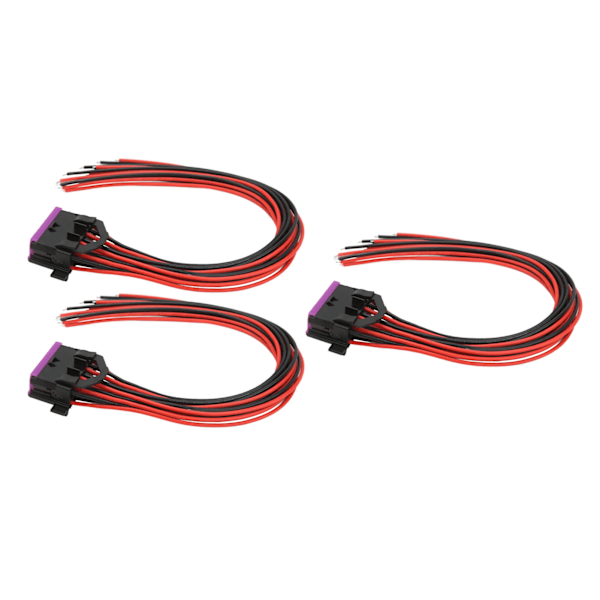 3 kpl 16-nastainen OBD2-naarasovittimet 30 cm J1962 OBDII Auto Adapter Plug Diagnostiikka jatkokaapeli