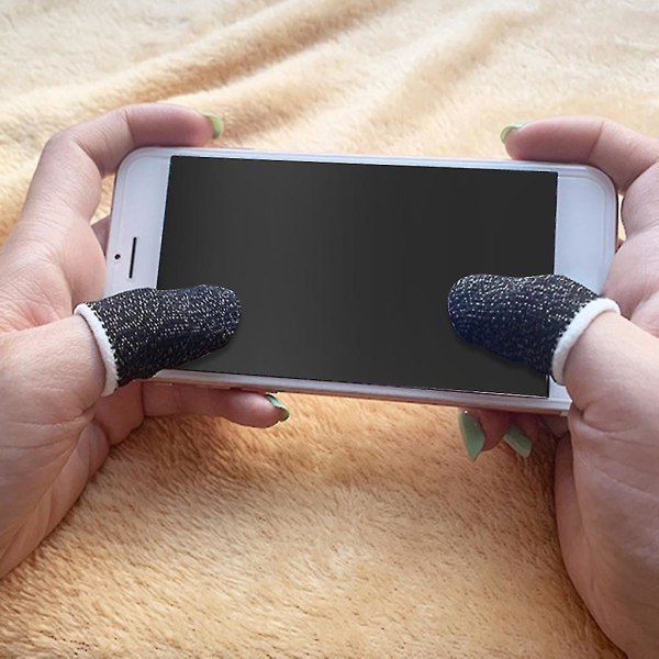 10 paria mobiilipelien sormenpääkäsineitä pelaajalle, hienkestävä, liukastumaton kosketusnäyttö, sormihiha hengittävä