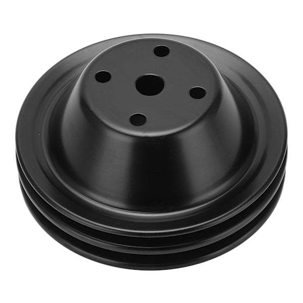 Vevaxelsvänghjulspulja Dubbelspår Lång Vattenpumpspulja Ersättning för Chevy Small Block SBC 262 350 400 Motor