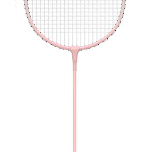 Badmintonracketset för utomhusspel på bakgården inklusive 2 racketar 3 nylonfjädrar 1 bärväska för nybörjare Vuxna Rosa