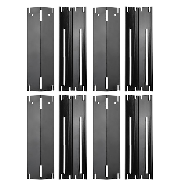4 set justerbar gasgrill i rostfritt stål Ugn Värmeplatta Shield Brännare Lock Värmtält