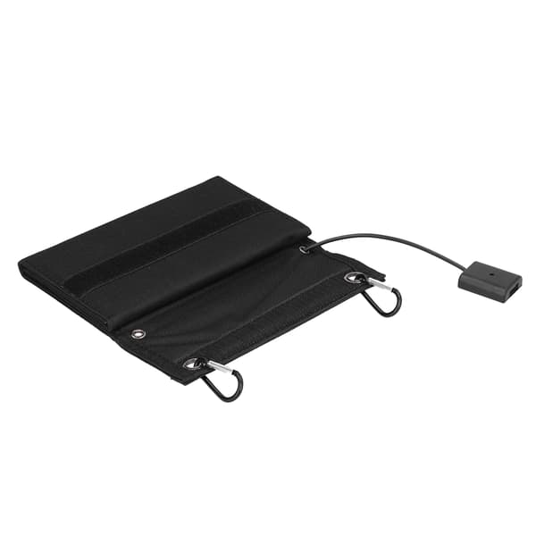 8W 5V USB Solpanel Foldbar Bærbar Monokrystallinsk Solcelleoplader til Udendørs Brug