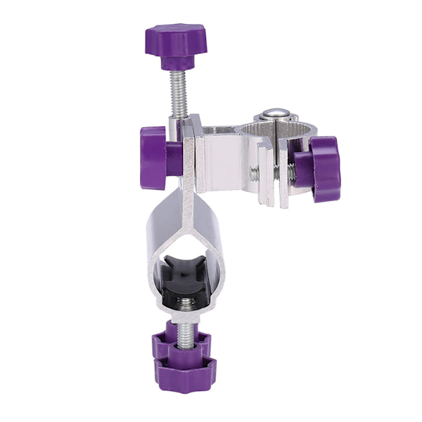 Slidstærkt fiskespind i aluminiumlegering Stangholder Stol Clamp Bracket Tackletilbehør (lilla)