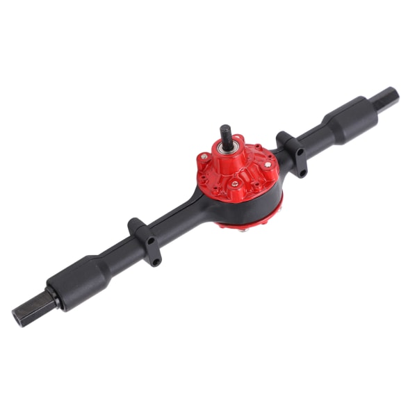 RC lastbil metall bakre broaxelbytestillbehör RC biluppgraderingsdelar för WPL D12Black Red