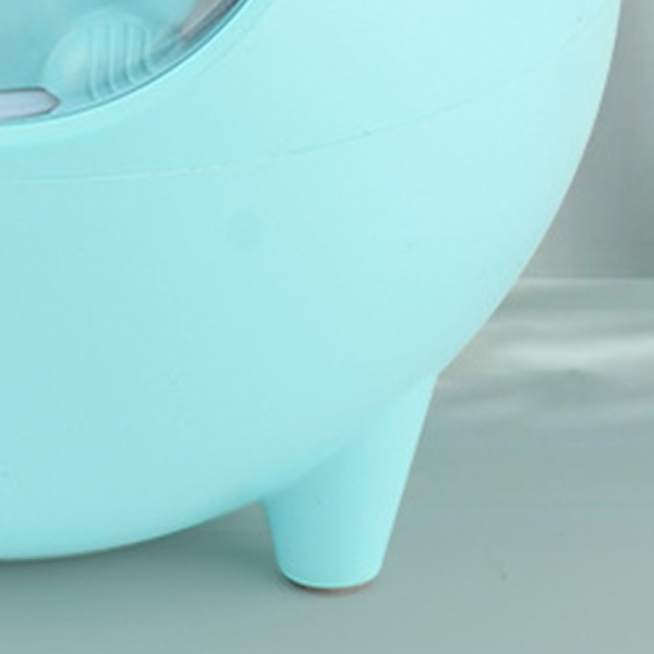 Nattlampa Bluetooth-högtalare Bärbar Hög Ljud Söt Smart Bluetooth-högtalare för Sovrum Blå 3.0 HD