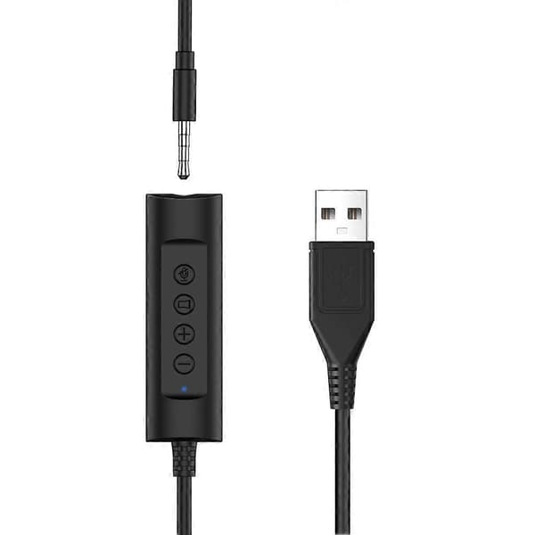 Headset hurtigkoblingskabel til USB-kontaktadapter Plug and Play USB-QD-headsetkabel for profesjonelle