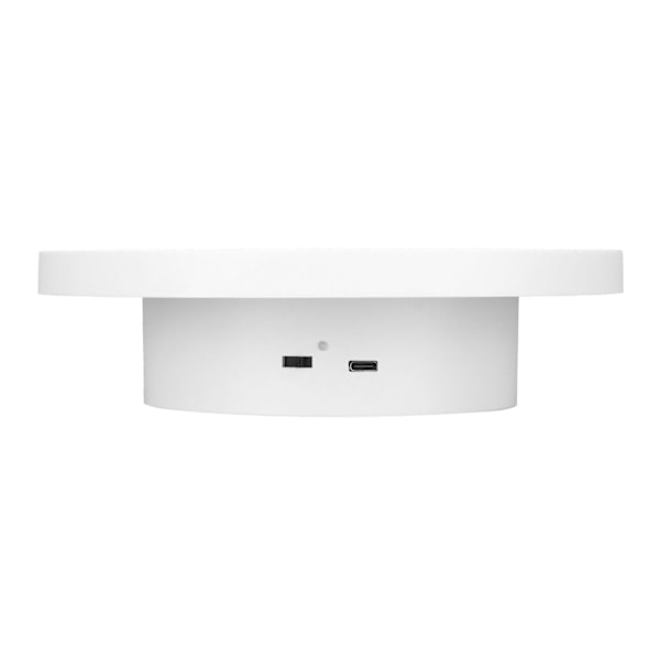 Roterende displaystativ 360 grader motorisert roterende displaystativ Skiveplate for liten produktvisning 3 kg Diameter 20 cm/7,9 tommer