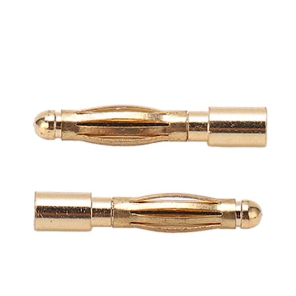 2,0 mm Bullet Banana Connectors Ren koppar Nickelpläterad Bullet Banana Connectors för linjeplugg