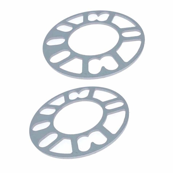 2st 8 mm tjocklek Hjulnav Spacer Fläns Nav Centric ET Packning Aluminiumlegering Universal för bilar
