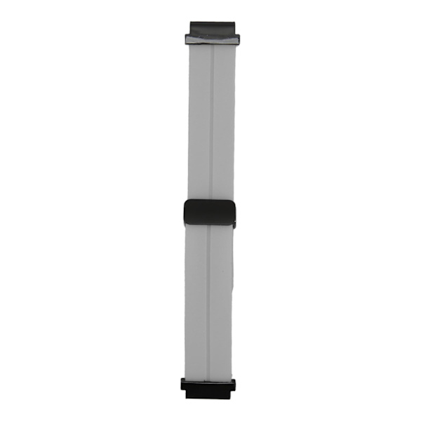 Klockband Vikbart magnetiskt spänne Klocka Bytesrem Silikon Sportarmband för Fenix ​​7S/6S/5S 0.79in Grå