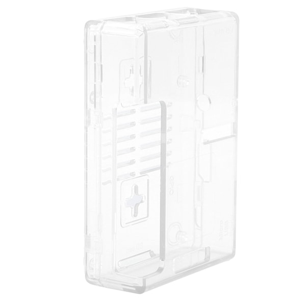 Skalskyddende Frosted Box Case Cover ABS til Raspberry Pi 3B 3B+ D-Style med skruer (Transparent)