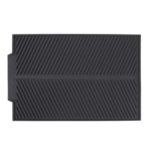 Silikon Tørrestativ Anti-Skrid Sikker Mod Stød Let at Rengøre Tørrestativ til Køkkenbord til Tallerkener Gaffel S 39x25cm