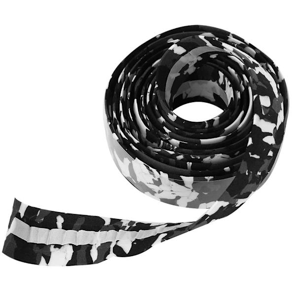 Antislip-maastopyörän ohjaustangon teipit pyöräpyörän kahvan peitteet (mustavalkoinen camo)