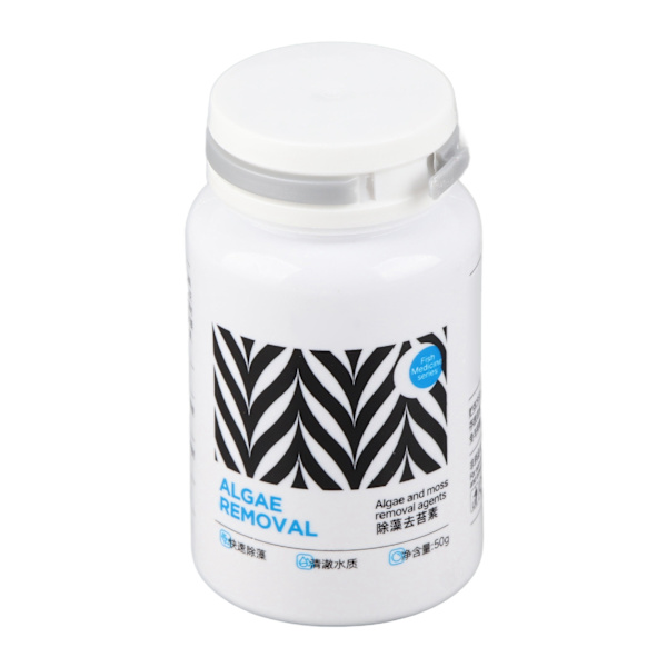 50 g algkontrollbehandling Alger och mossaborttagning Säker algdödare Algicid för fisktankdammar Vattenegenskaper 50g/1,8 oz