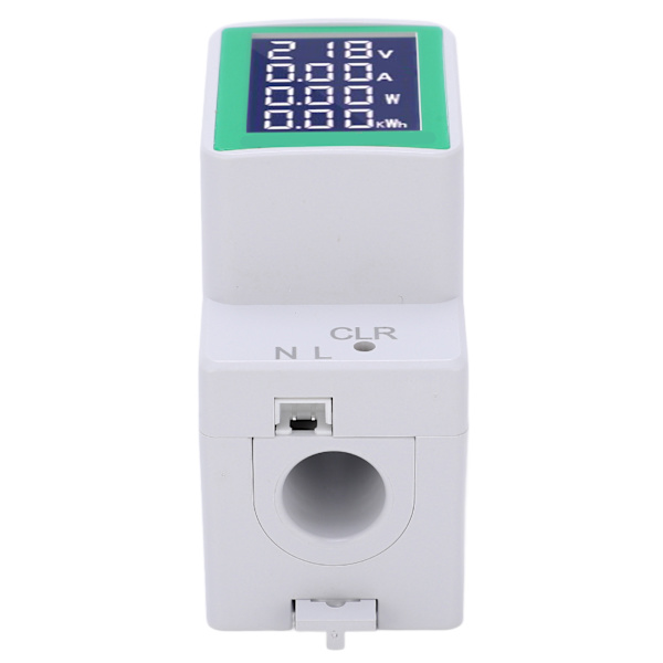 PZEM‑008 LCD Digitalt Display Amperemeter Voltmeter Multifunktionel Skinne Wattmeter AC 50‑300V