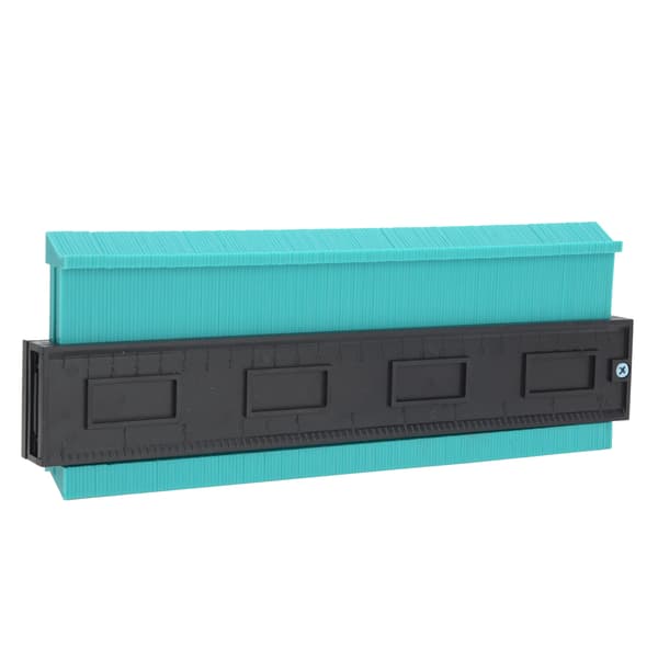 Contour Gauge ABS Plastic Multifunctional Irregular Ruler Woodworking Measuring Tool Green