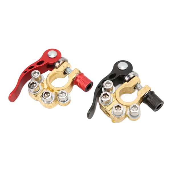 Battery Terminal Connector 4-Way Quick Release Positive Negative Switch Top Post Clamp