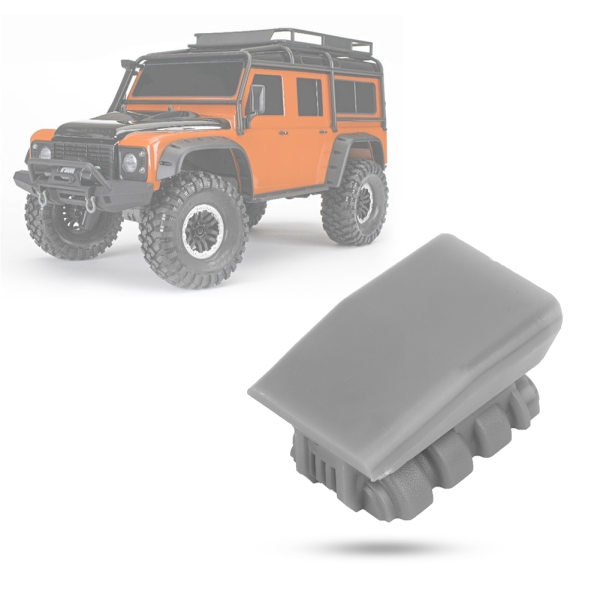 Universal RC Bil Superlader Hette Luftinntaksskovel Motorhette Luftventil Passer for AXIAL Wraith 90018 90020 RC Bil Grå