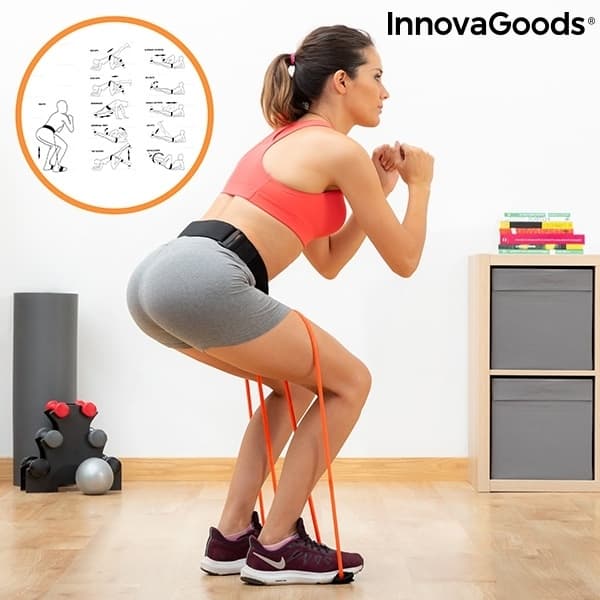 Bootrainer - Bælte med modstandsbånd Kompatibel med Glutes + Træningsguide 309