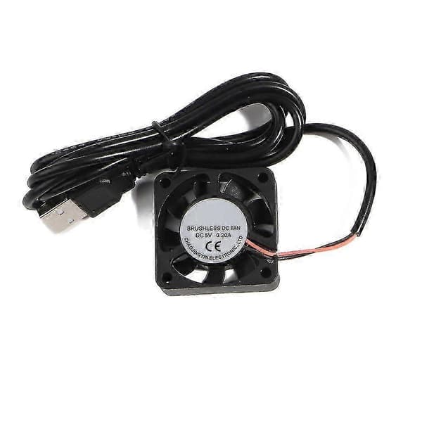 USB-køleblæser 40 mm DC5V CPU-køler Radiator Kompatibel med PC Kompatibel med chassis-server køleplade 1.5cm