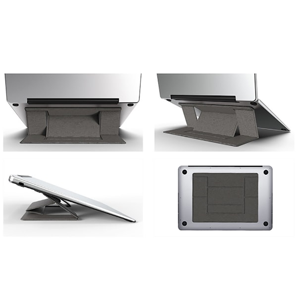Bärbar Tablet Osynlig hopfällbar Stand Artificiell Läder Osynlig hopfällbar Stand Laptop Tablet Stand
