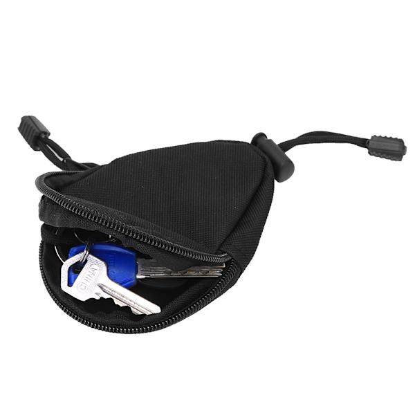Oxford Cloth Black Tactics Key Bag Change Myntväska Outdoor EDC Utility Tool Equipment Pouch