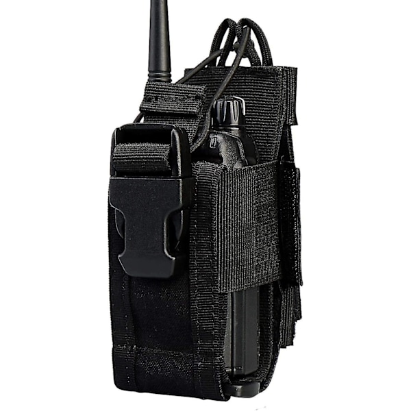 Taktisk Walkie Talkie Bag - Svart