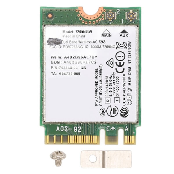 Laptop Wifi-kort 1200Mbps højhastighed 2,4G 5G Dual Band Bluetooth 4,2 AC NGFF netværkskort trådløs modul