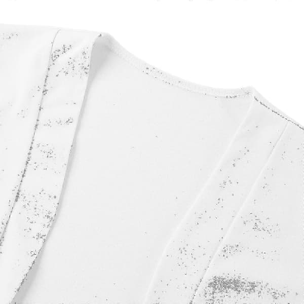Sommer åben front camisole til kvinder i blødt stof White S