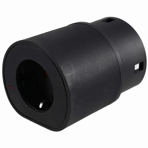 MG EV V2L Adapterkabel til MG ZS MG4 MG R, 220V Schuko Ladekontakt Musta