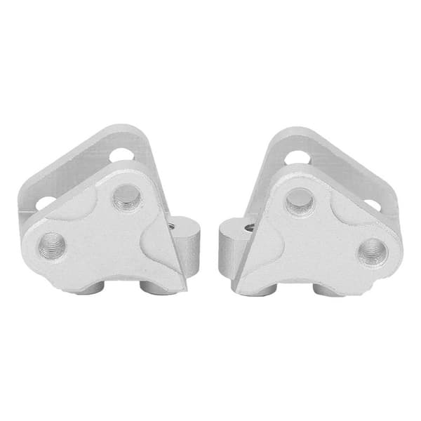 2 stk. Forreste Bageste Nedre Støddæmperforbindelse Link Mount Passer til SCX10-II AXIAL RC Bil Sølv