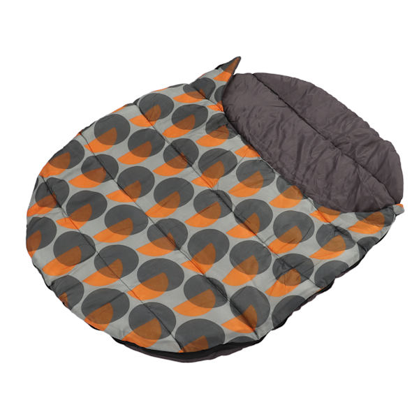Hundesovesæk Vandafvisende, varm, bærbar, pakbar kæledyrseng med opbevaringspose til campingvandring 85x66cm