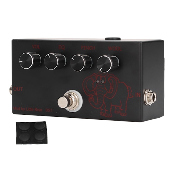 Gitarreffektpedal Bypass-funktion Stabil Kraftfull prestanda för bas, elgitarr DC9‑12V