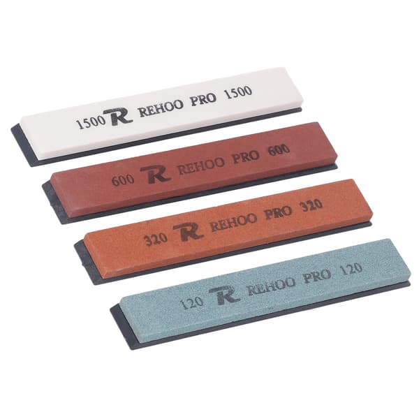 4 PCS Fixed Angle Knife Sharpening Stone Whetstone Knife Sharpening Kit 120 320 600 1500 Grit Waterstone