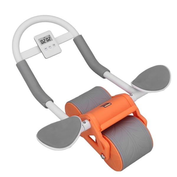 Magrullerhjul med albuepuder Timer Automatisk Rebound Kernen Styrketræning Træningsudstyr Orange