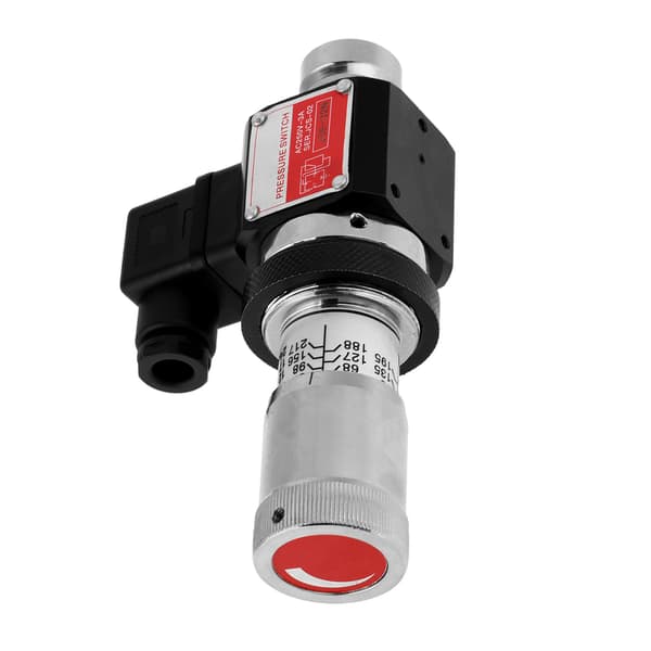 JCS-02N Gennemstrømningsrør Hydraulisk Trykrelæ Afbryderventil 30-210kg/cm²